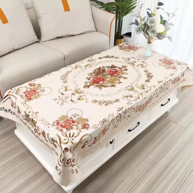 Glimora Multifuntional Waterproof Oilproof Floral Tablecloth