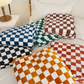 Liora — Soft Plush Checkerboard Plaid Sofa Blanket for Warmth