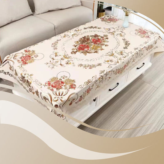 Glimora Multifuntional Waterproof Oilproof Floral Tablecloth