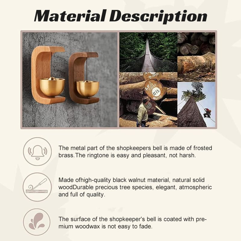 Calmoro — Magnetic Wooden Wind Chime for Relaxing Home Ambiance