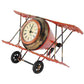 "Time Flies" Retro Airplane Clock