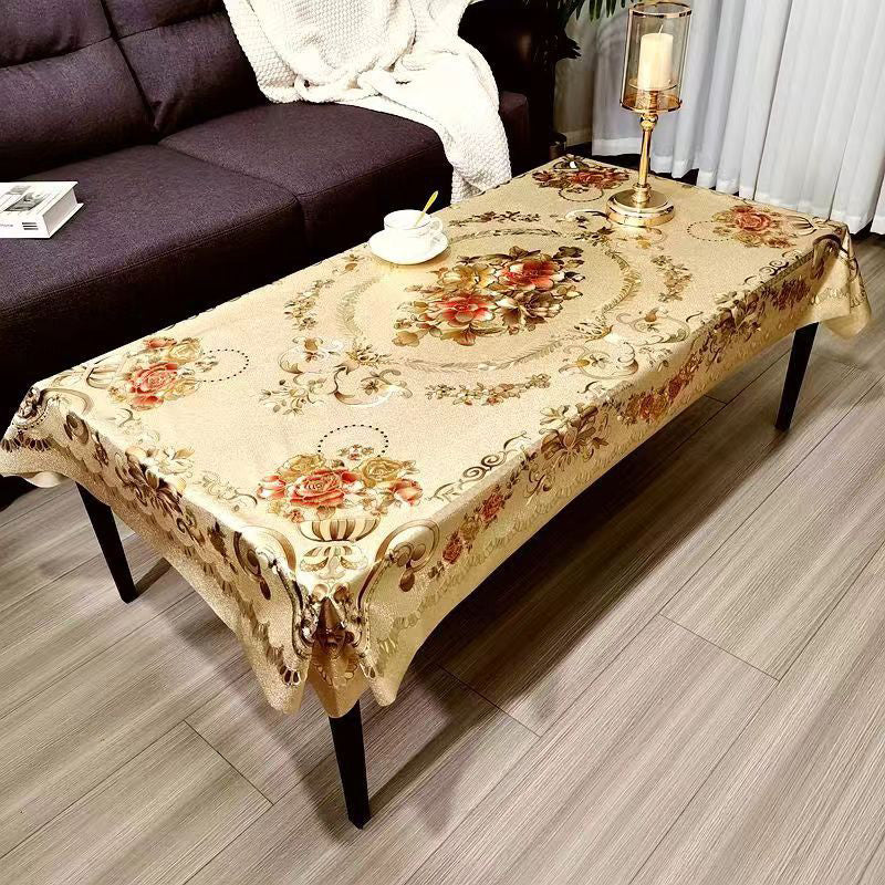 Glimora Multifuntional Waterproof Oilproof Floral Tablecloth