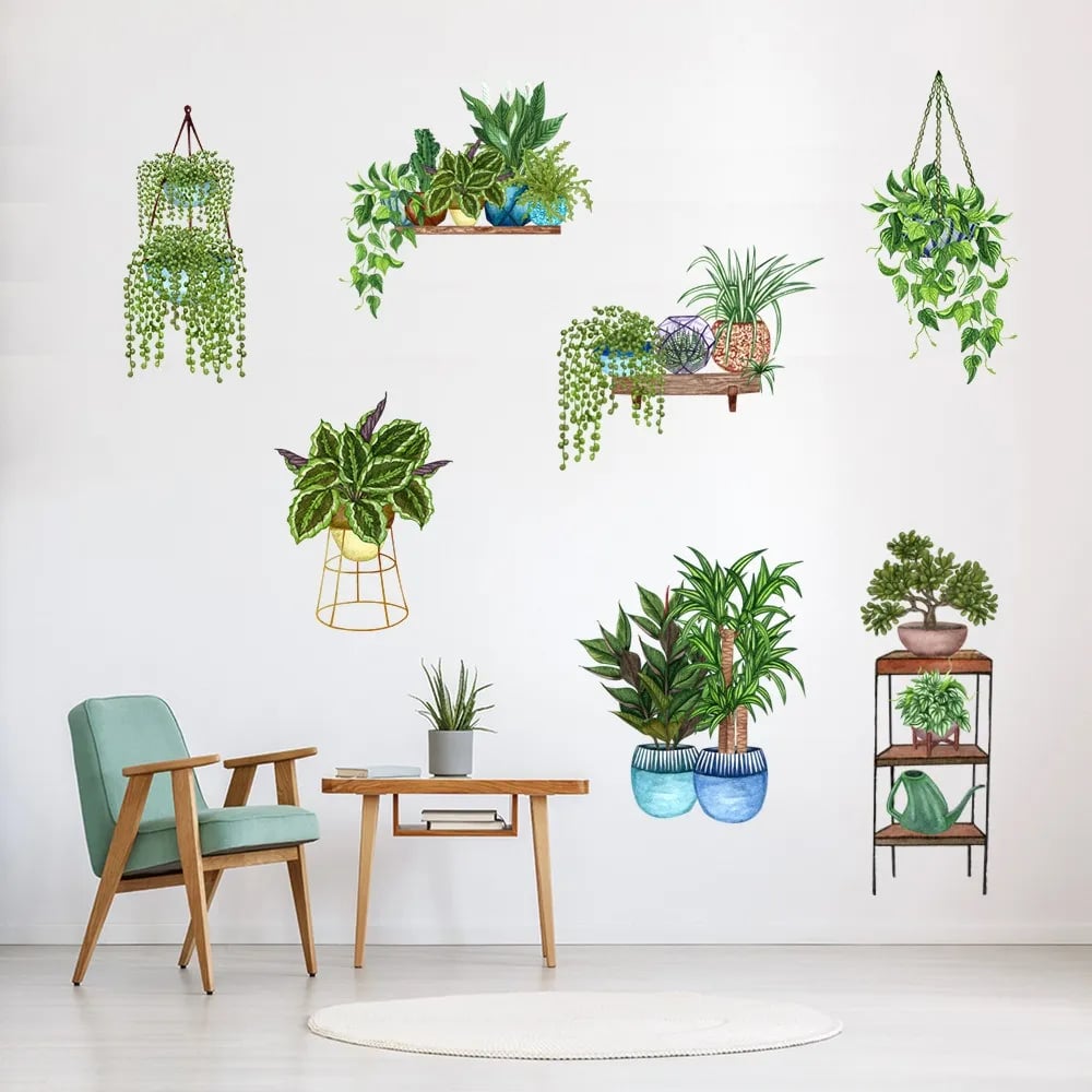 3D Greenery Wall Stickers™ — Instantly Turn Lifeless Walls into Lush, Vibe-Charging Oases
