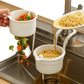 Neruvo — Kitchen Sink Drain Basket with Odor Control and Easy Waste Disposal